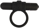 La Viva Babbitty Rabbitty Stretchy Silicone Cock Ring Black Stretchy Cock Rings